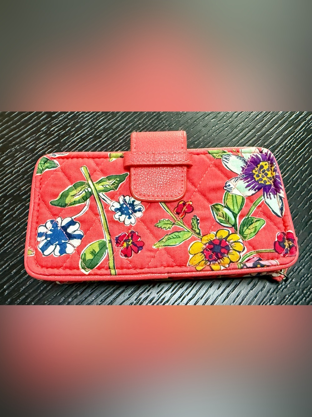 Vera BradleyFloral Quilted Wallet